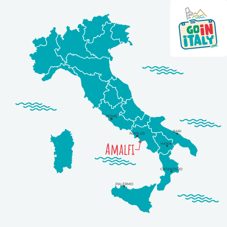Italy map - Amalfi