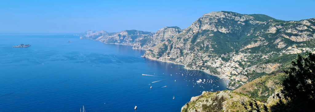Amalfi Coast view from Path of Gods